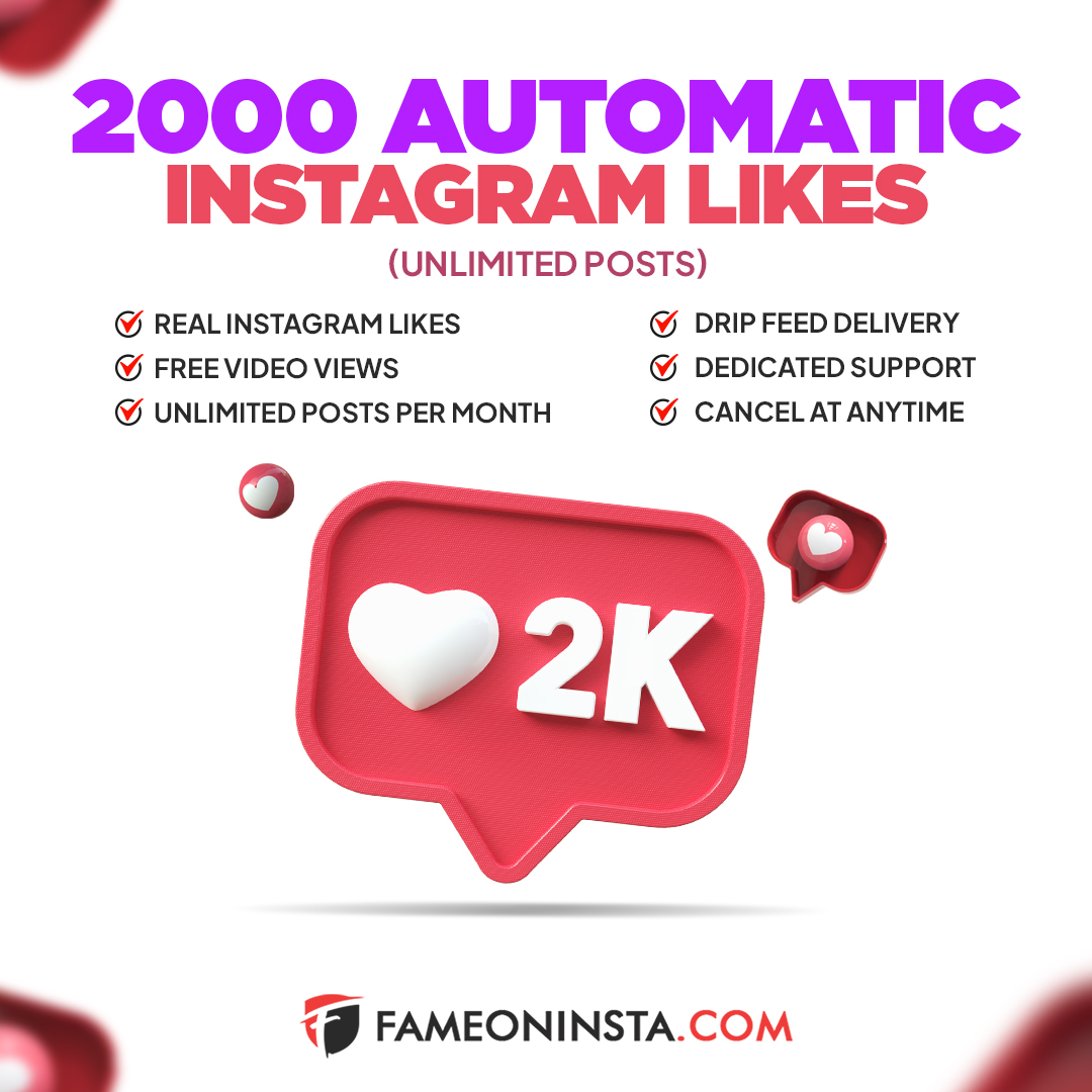 buy 2000 automatic Instagram likes