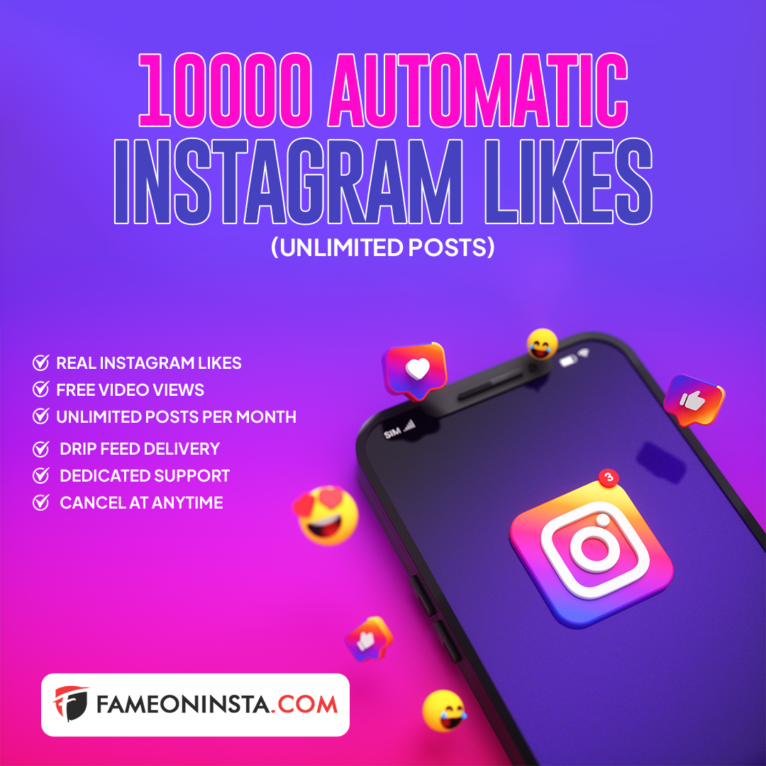 buy 10000 automatic Instagram likes